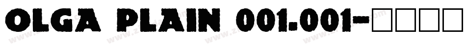 Olga Plain 001.001字体转换